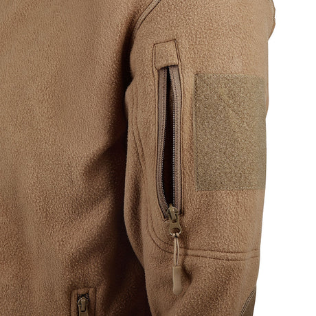 Veste polaire Ares 400 g/m² polyester renforts aux coudes et épaules col montant