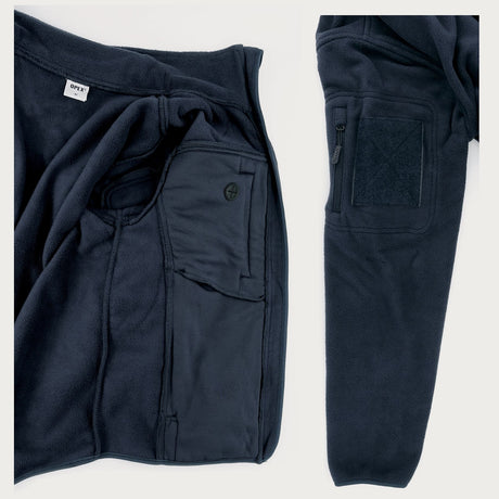 Veste polaire Fitté polyester 390 g/m² fermeture à glissière pleine longueur