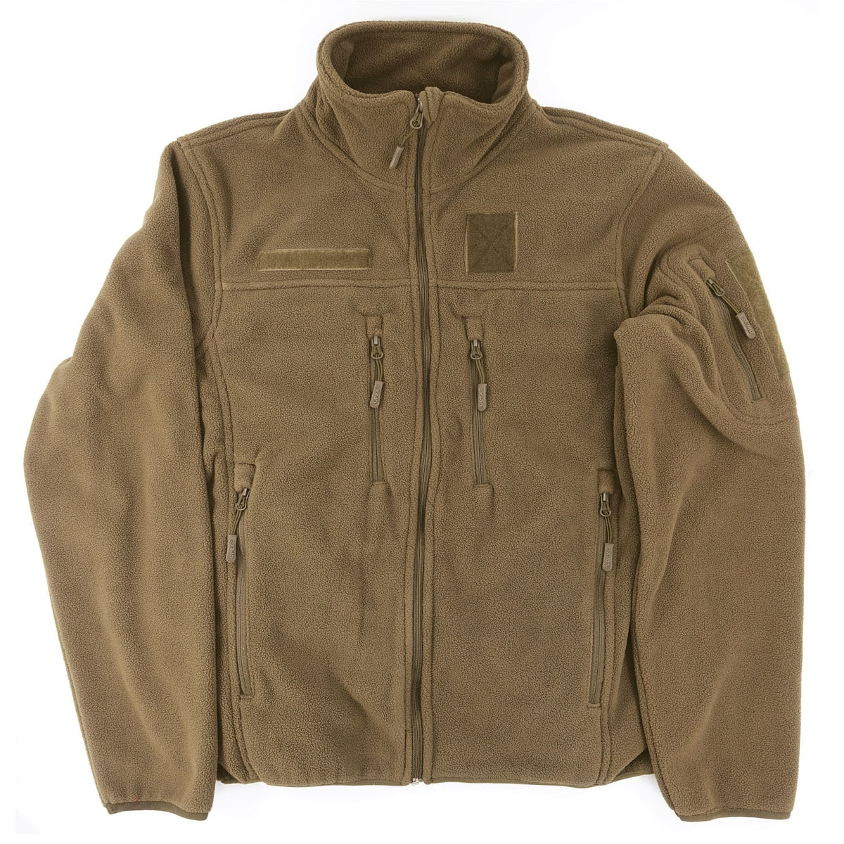 Veste polaire Fitté polyester 390 g/m² porte-nom et porte-grade auto-agrippants