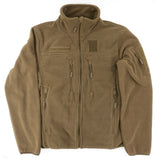 Veste polaire Fitté polyester 390 g/m² porte-nom et porte-grade auto-agrippants