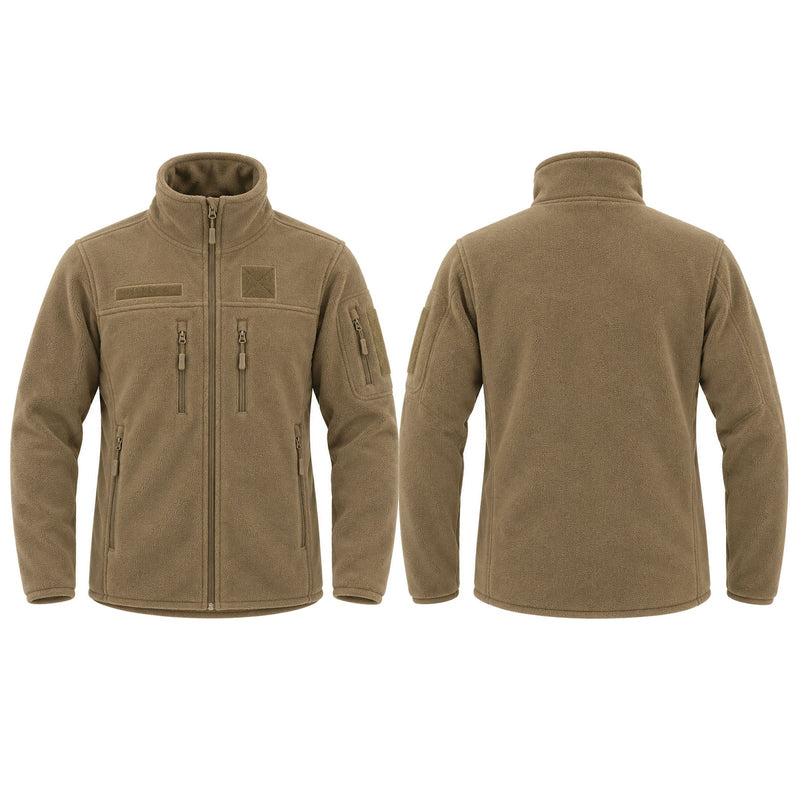 Veste polaire Fitté polyester 390 g/m² porte-nom et porte-grade auto-agrippants