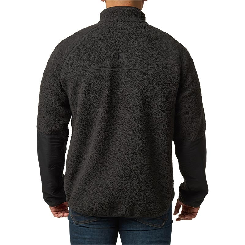 Veste polaire HQ Tech Fleece 5.11 Tactical sherpa pebble empiècements nylon N6