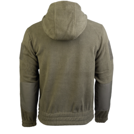 Veste polaire Mil-Tec Gen.II Fleece 380 g/m² avec capuche et renforts coudes polyester