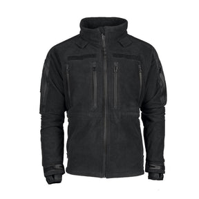 Veste polaire Mil-Tec Jacket Plus bonded fleece 3 couches avec membrane TPU colonne 8 000 mm et boucles pouces