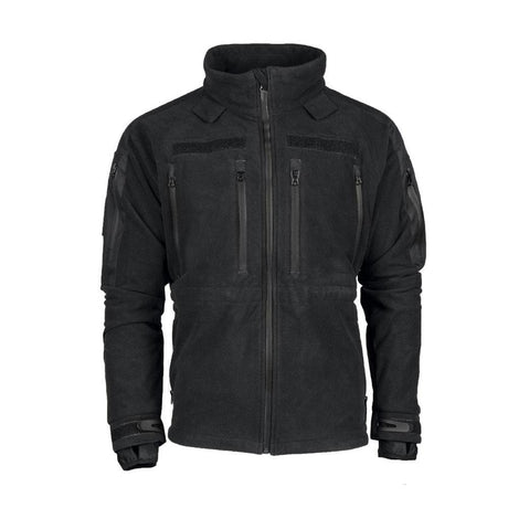 Veste polaire Mil-Tec Jacket Plus bonded fleece 3 couches avec membrane TPU colonne 8 000 mm et boucles pouces