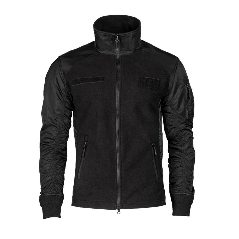 Veste polaire Mil-Tec USAF style aviateur torse polaire manches nylon avec fermeture éclair deux sens