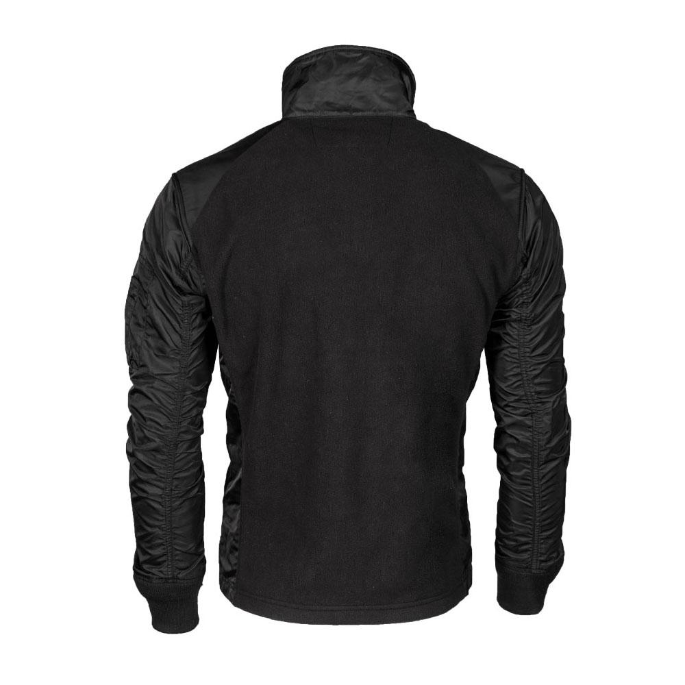 Veste polaire Mil-Tec USAF style aviateur torse polaire manches nylon avec fermeture éclair deux sens