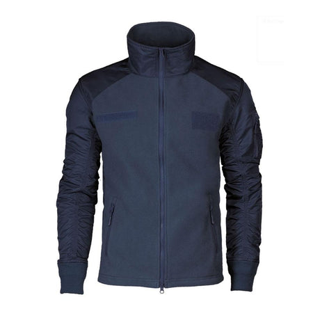 Veste polaire Mil-Tec USAF style aviateur torse polaire manches nylon avec fermeture éclair deux sens