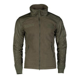 Veste polaire Mil-Tec USAF style aviateur torse polaire manches nylon avec fermeture éclair deux sens