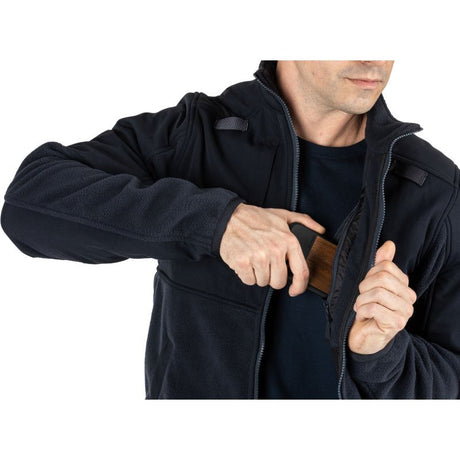 Veste polaire Tactical Fleece 2.0 5.11 Tactical empiècements N6 compatible parka