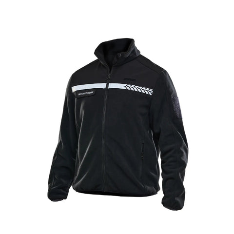 Veste polaire de sécurité privée GK Safetek 320 g/m² à bandes rétroréfléchissantes