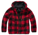 Veste polaire enfant Brandit Teddyfleece à capuche maille peluche et quatre poches