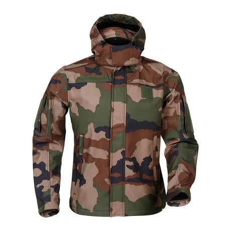 Veste softshell Ares Baroud Trex doublure polaire micro-aérée capuche amovible