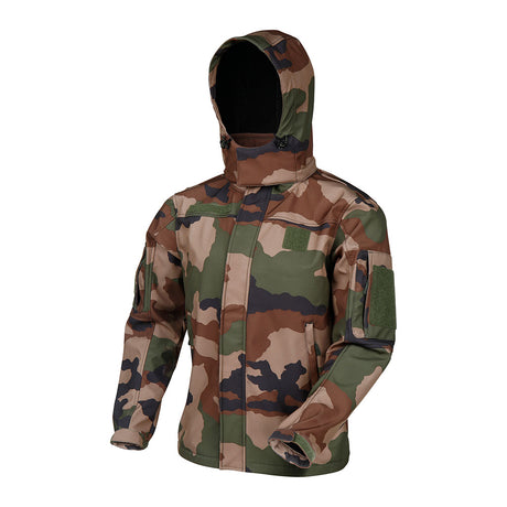 Veste softshell Ares Baroud Trex doublure polaire micro-aérée capuche amovible