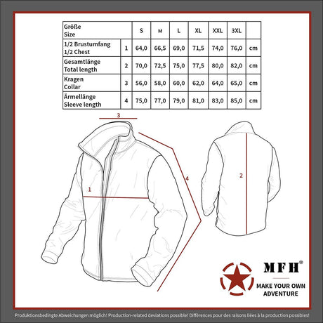 Veste softshell MFH US GEN III Niveau 5