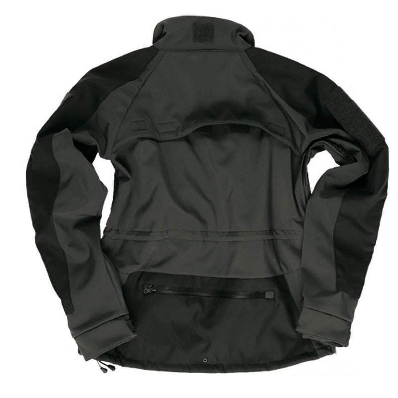 Veste softshell TACTICAL Mil - Tec - Noir - Welkit.com