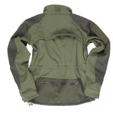 Veste softshell Mil-Tec Tactical Plus laminé trois couches colonne 8000 mm avec boucles pouces et compartiments protection