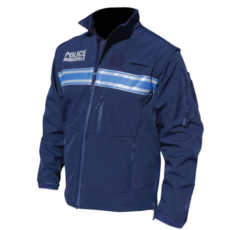 Veste softshell OPEX Police Municipale 2 en 1 manches amovibles 350 g/m² 8000 mm
