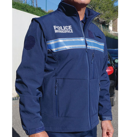 Veste softshell OPEX Police Municipale 2 en 1 manches amovibles 350 g/m² 8000 mm
