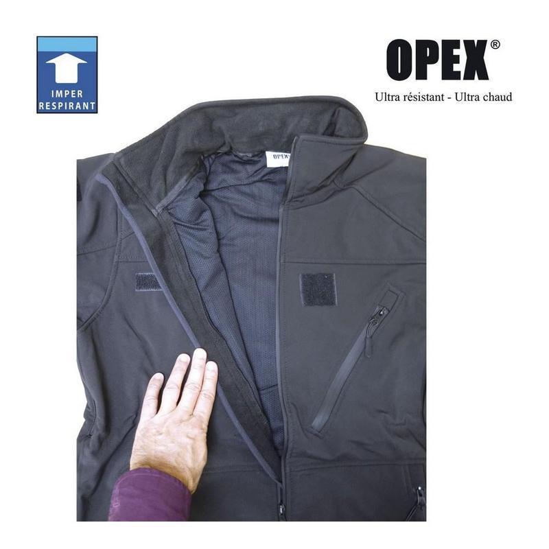 Veste softshell Opex 3 couches à membrane 8 000 mm avec 6 poches à glissière