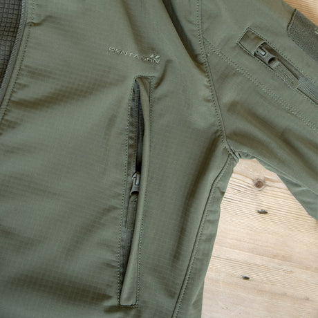 Veste softshell Pentagon Artaxes membrane Storm|Tex 8 000 mm coudes renforcés capuche escamotable