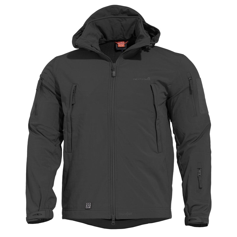 Veste softshell Pentagon Artaxes membrane Storm|Tex 8 000 mm coudes renforcés capuche escamotable