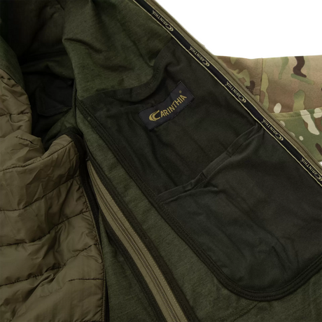 Veste softshell forces spéciales Carinthia Spezialkräfte, membrane GORE 3 couches Windstopper, 750 g