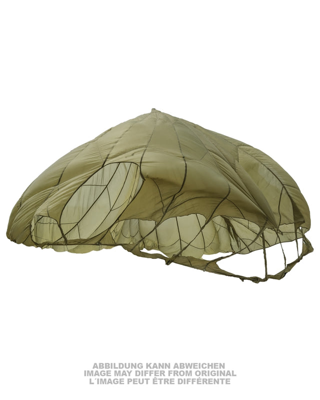 Voilure de parachute type US T10 de 61 m² en nylon avec sac de pliage