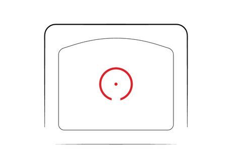Vortex Point Rouge Defender-ST fermé grossissement x1 réticule Red Dot 3 MOA