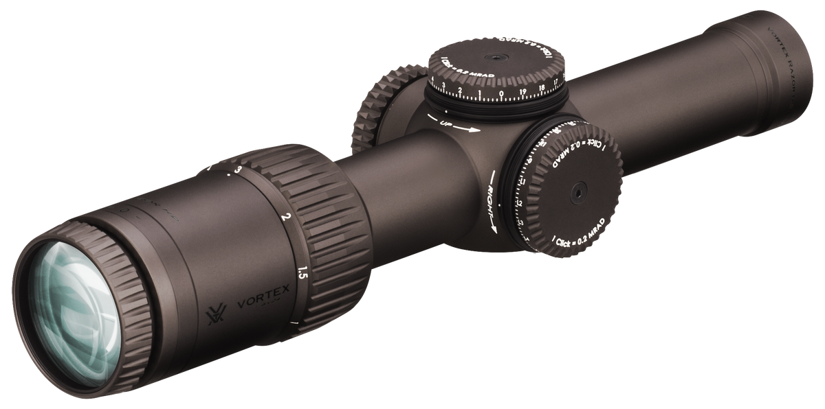 Vortex Razor HD Gen II-E 1-6x24 grossissement 1-6 x 24 mm champ 105,3 m – 18,7 m à 100 mètres