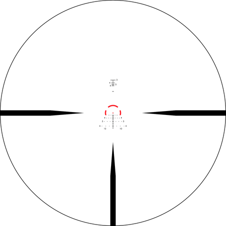 Vortex Strike Eagle 1-8x24 grossissement 1-8 x 24 mm champ 34,65 m - 4,29 m à 100 mètres