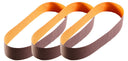 Lot de 3 courroies abrasives Work Sharp P120 en 1 x 18 pouces pour tête de meulage