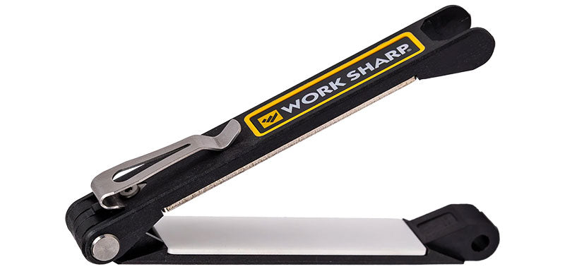 Affûteur de terrain pliant Work Sharp diamant 400 et céramique guides 20 et 25°