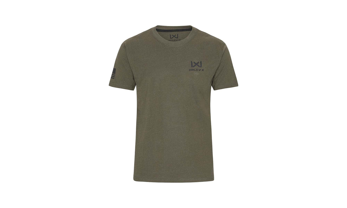 T-shirt imprimé Wiley X WX Canyon en coton et polyester à col rond côtes doubles