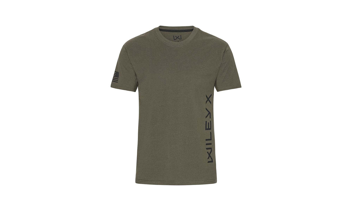 T-shirt imprimé Wiley X WX Canyon en coton et polyester à col rond côtes doubles