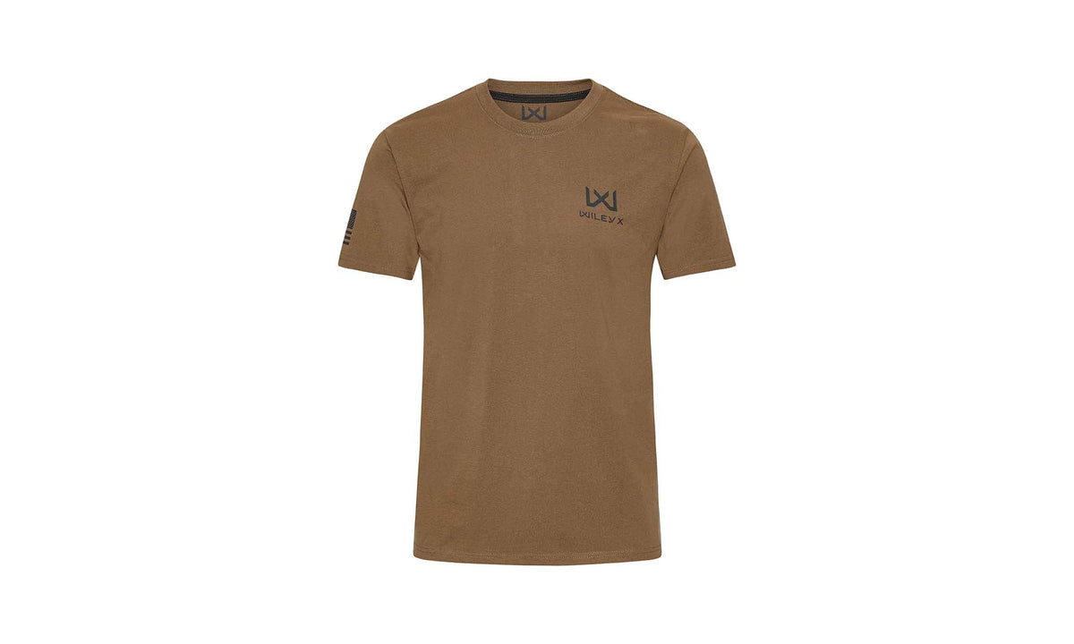 T-shirt imprimé Wiley X WX Canyon en coton et polyester à col rond côtes doubles