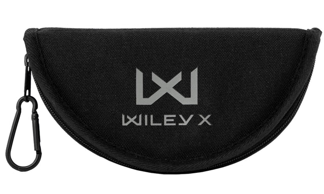 Étui semi-rigide Wiley X à sangle MOLLE et mousqueton métallique à fermeture à glissière