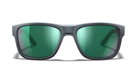 Lunettes de protection Wiley X WX Ovation ANSI Z87.1 verres polarisés Captivate miroir gris graphite
