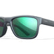 Lunettes de protection Wiley X WX Ovation ANSI Z87.1 verres polarisés Captivate miroir gris graphite