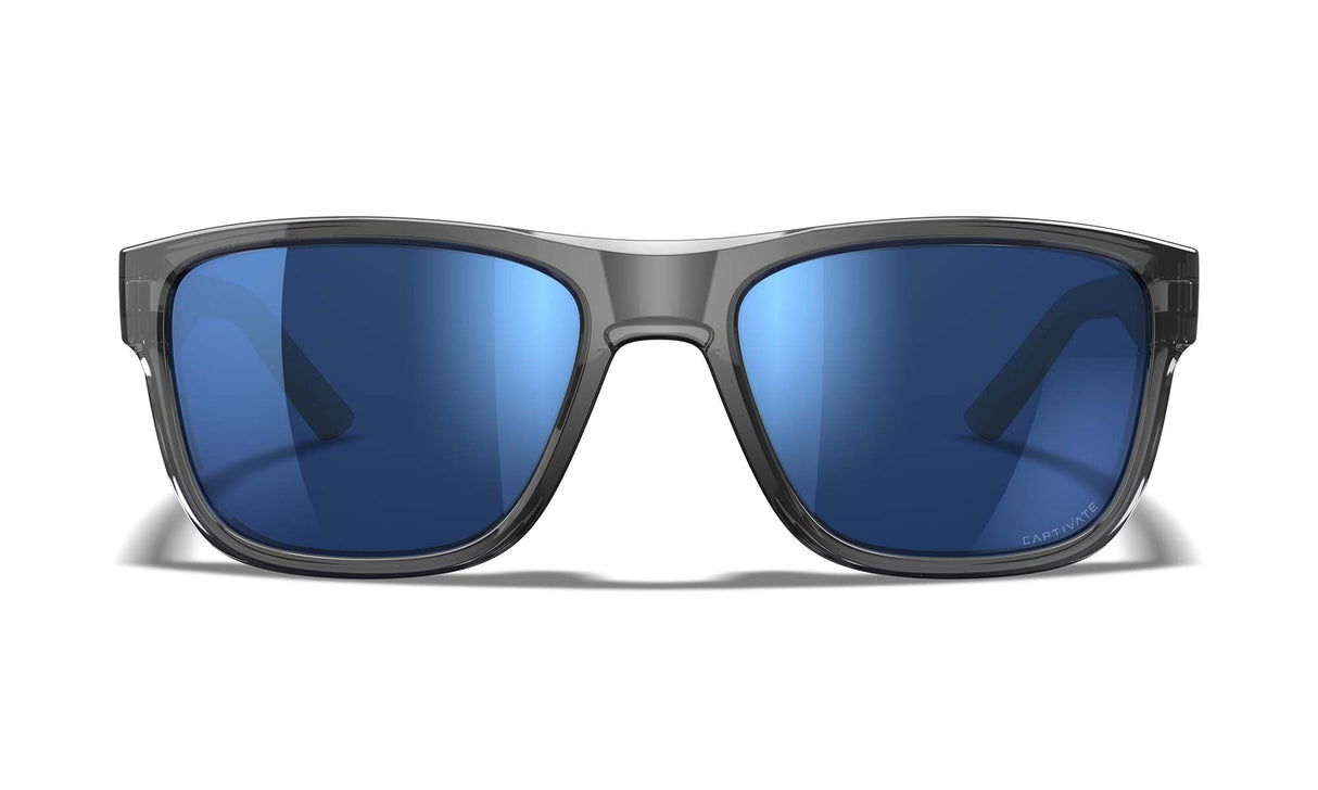 Lunettes de protection Wiley X WX Ovation ANSI Z87.1 verres Captivate gris foncé translucide