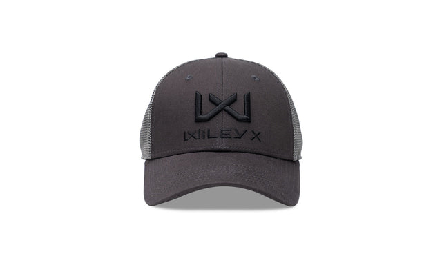 Casquette Trucker Wiley X 6 panneaux à visière pré-courbée et maille arrière aérée