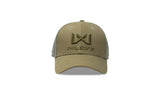 Casquette Trucker Wiley X 6 panneaux à visière pré-courbée et maille arrière aérée