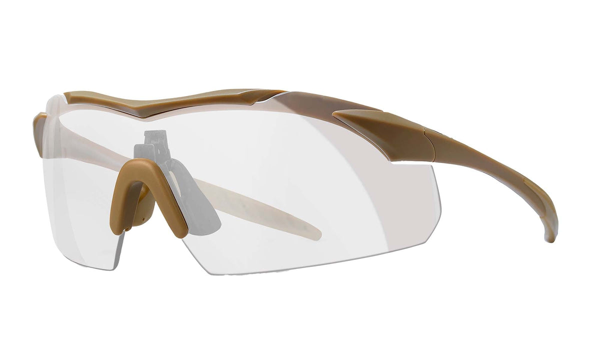 Monture de rechange Wiley X WX Vapor avec ses accessoires norme EN 166 F