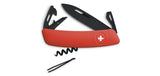 Couteau suisse Swiza D03 ALLBLACK revêtement PVD 6 outils lame 75 mm acier 440