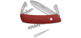 Couteau suisse Swiza D03 Allmatt plaquettes synthétiques 6 outils lame 75 mm 440