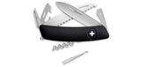 Couteau suisse Swiza D05 Allmatt plaquettes synthétiques 8 outils scie à bois anneau