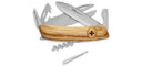 Couteau suisse Swiza D07 Allmatt plaquettes bois 8 outils avec ciseaux et anneau