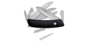Couteau suisse Swiza D09 Allmatt synthétique 9 outils scie ciseaux tire-bouchon anneau