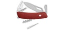 Couteau suisse Swiza SH03 tire-tique Allmatt synthétique lame ondulée une main