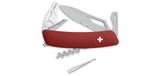 Couteau suisse Swiza SH03 tire-tique Allmatt synthétique lame ondulée une main